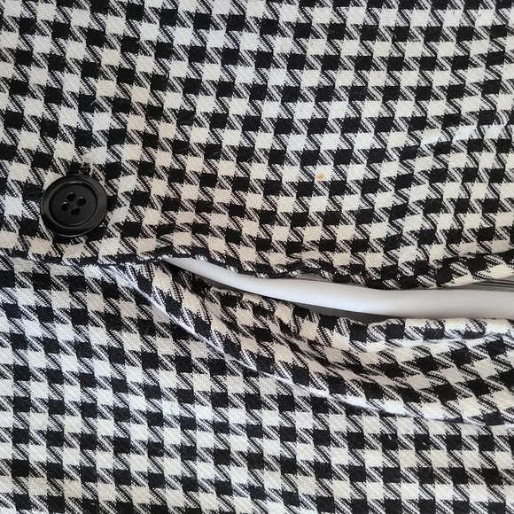 Vintage David Eliot Houndstooth Blazer Coat Large - Picture 3 of 4